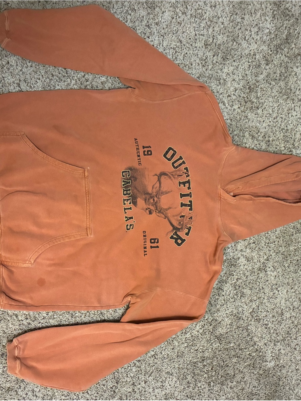 Comfort Colors faded coral pullover hoodie